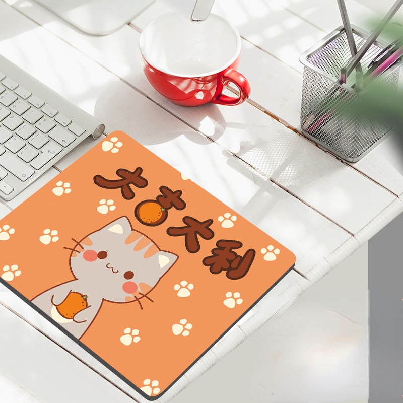 Mouse Pad Gaming Anti slip Motif Kartun Beruang Gaya Korea Untuk Pelajar Wanita