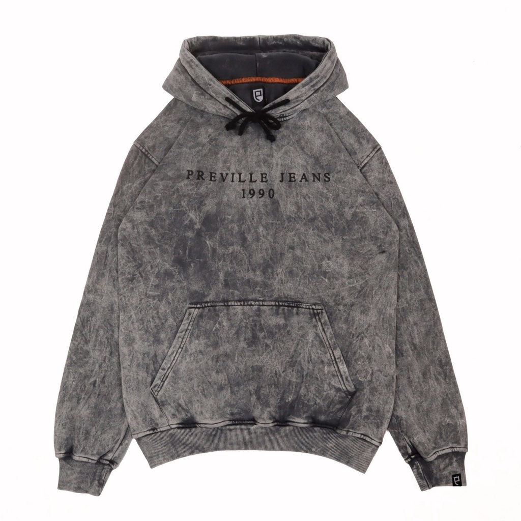 SWEATER HOODIE WHITE BEAR SANDWASH GREY FULLTAG &amp; LEBEL PREMIUM