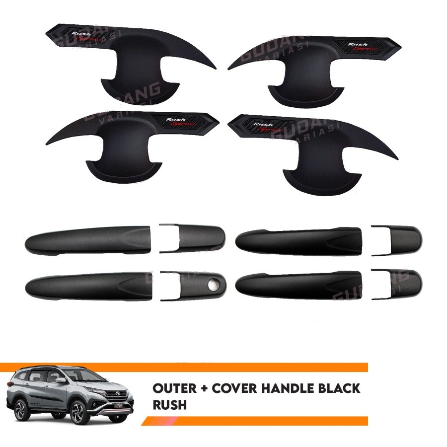 Outer + Cover Handle Black Rush