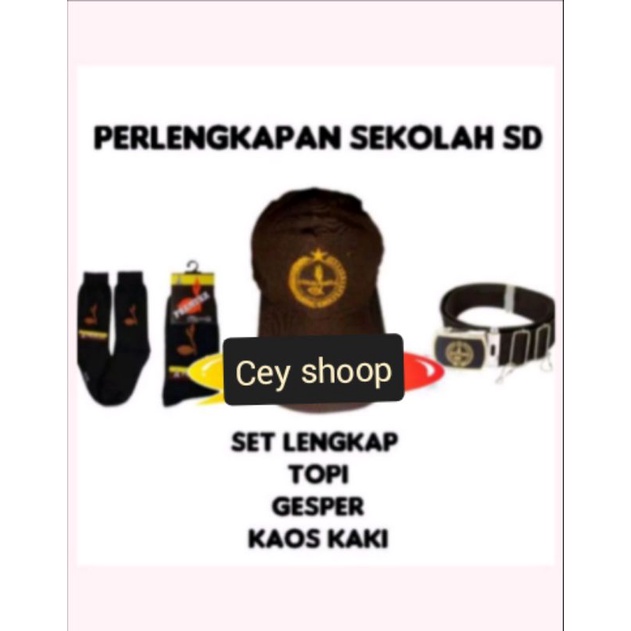 SET LENGKAP AKSESORIS LENGKAP PRAMUKA SD PERALATAN  PRAMUKA ANAK SD