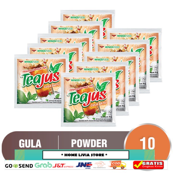 

Teajus Gula Batu Bag 10 pcs