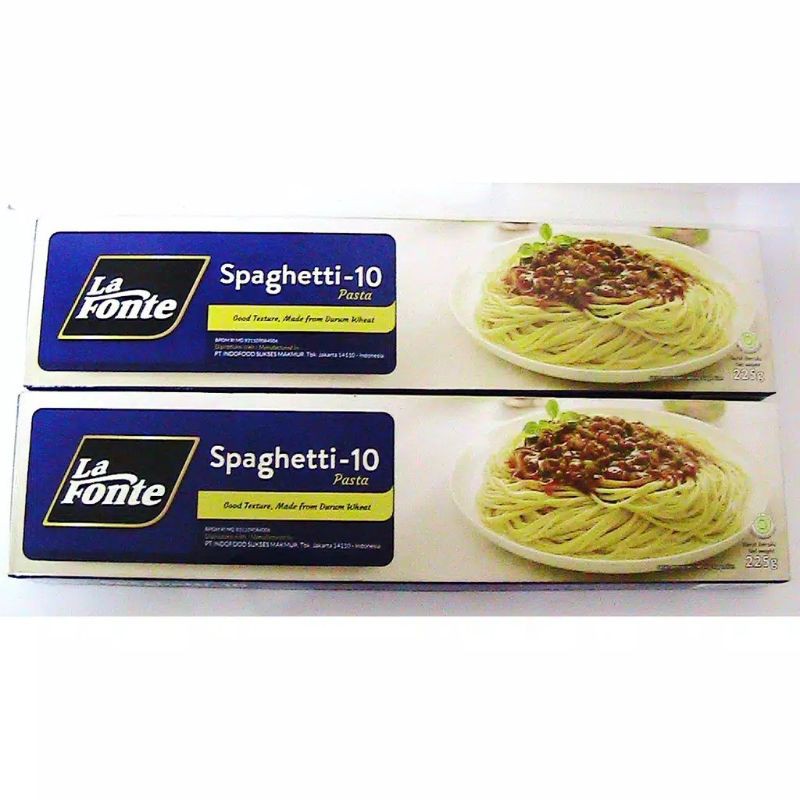 

Spagetti La fonte Spaghetti Paste 225 Gram Italia Spageti Lafonte Pasta