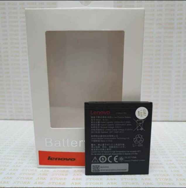 Batre Baterai Battery Lenovo A1000 A2010 A3800 BL253 Original