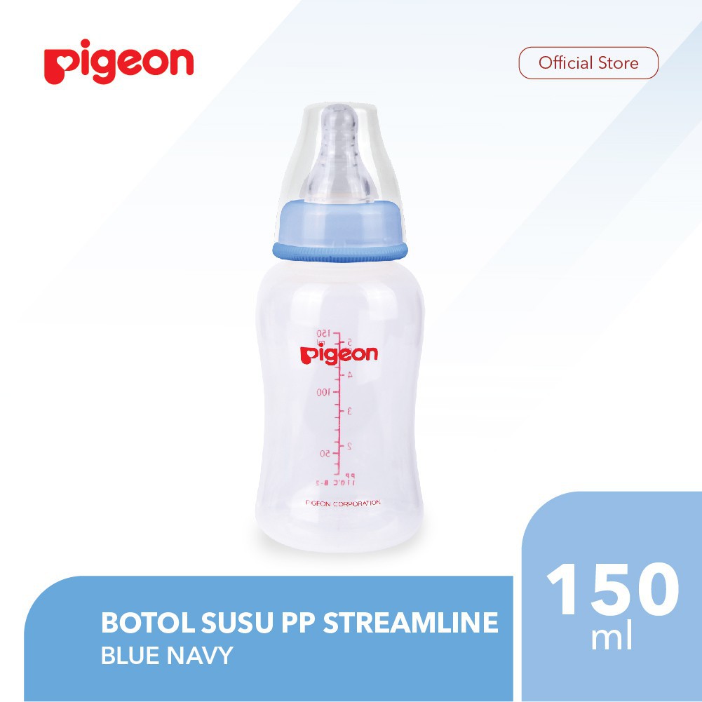 Pigeon PP Clear Streamline Botol Susu [150ml / 250mL]