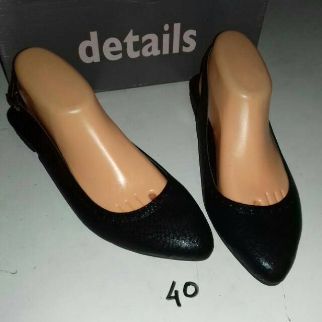 TLSLOP40 details sepatu slop sandal wanita branded matahari