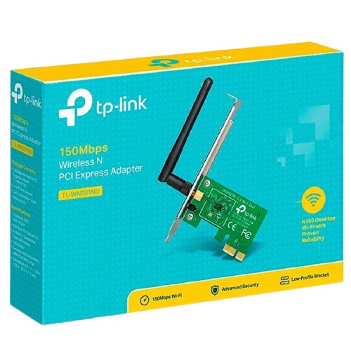 TP - Link WN781ND 150 Mbps Wireless N PCI Express Adapter Original Garansi 1 Tahun