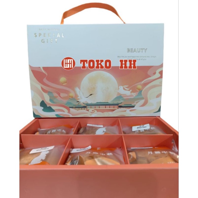 

Kue Mooncake HH Perbox Isi 6Pcs