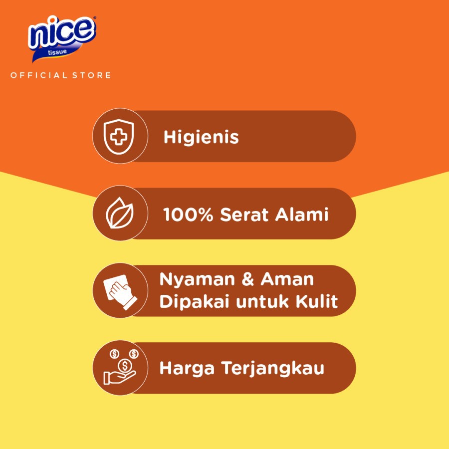 Nice Facial Tissue Tisu Wajah Kiloan 2 ply 900 / 1000 gram