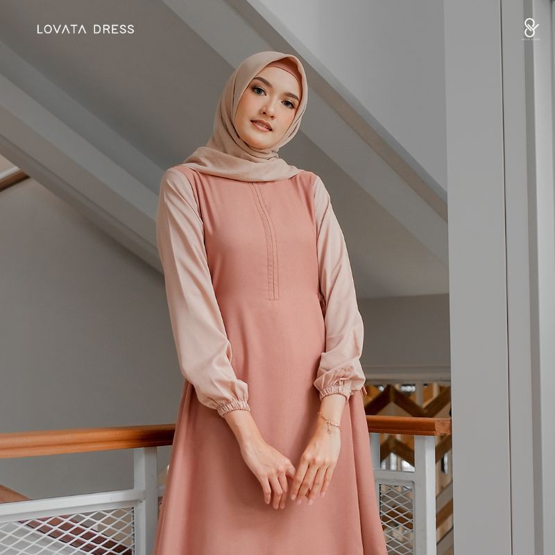 dress hijab shopee