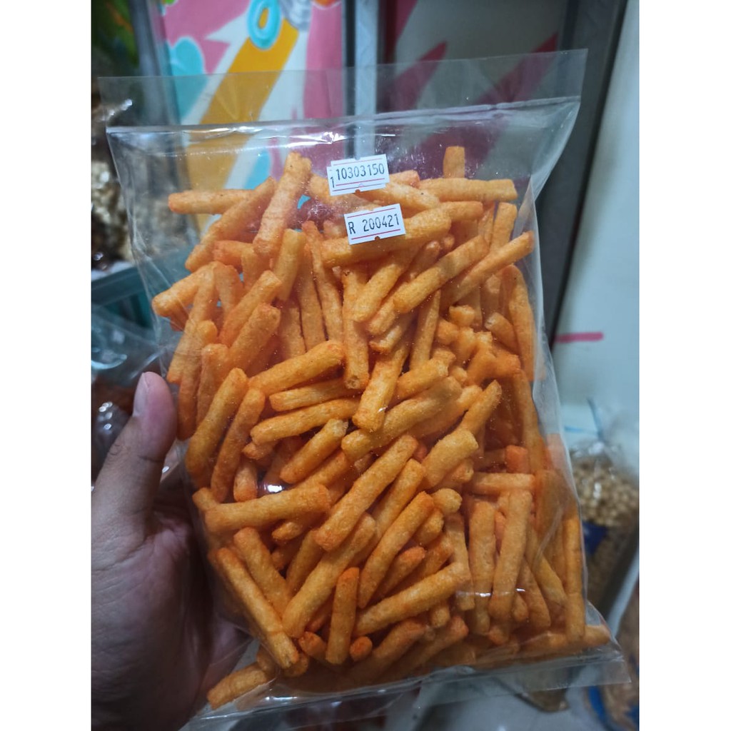 

SNACK CEMILAN ASIN STIK BALADO DAN STIK KEJU TES 150 GR SNACKHOUSE1989