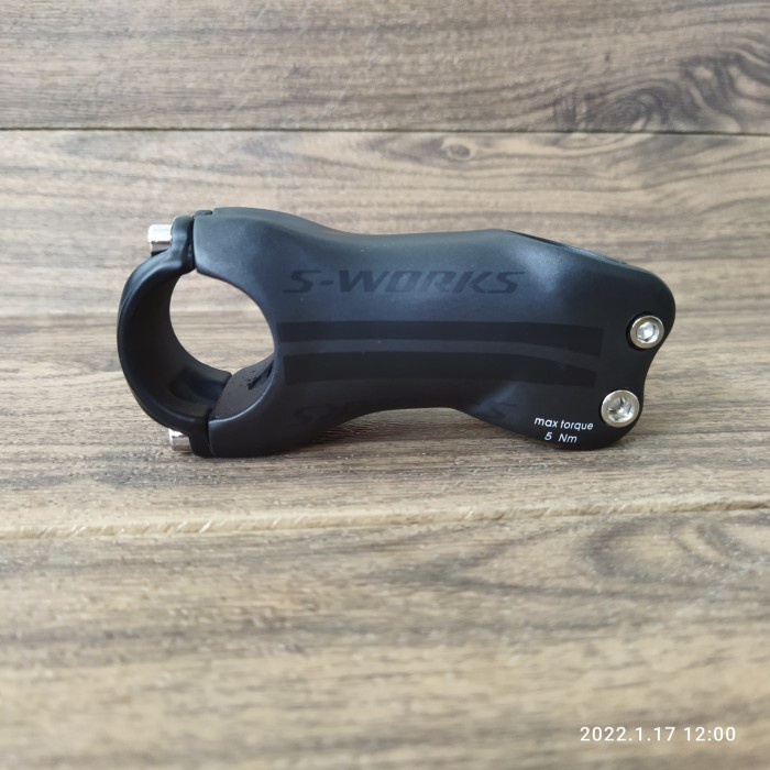 Stem S-Works Specialized Carbon 80 mm 17 Derajat Sworks Hitam Dof