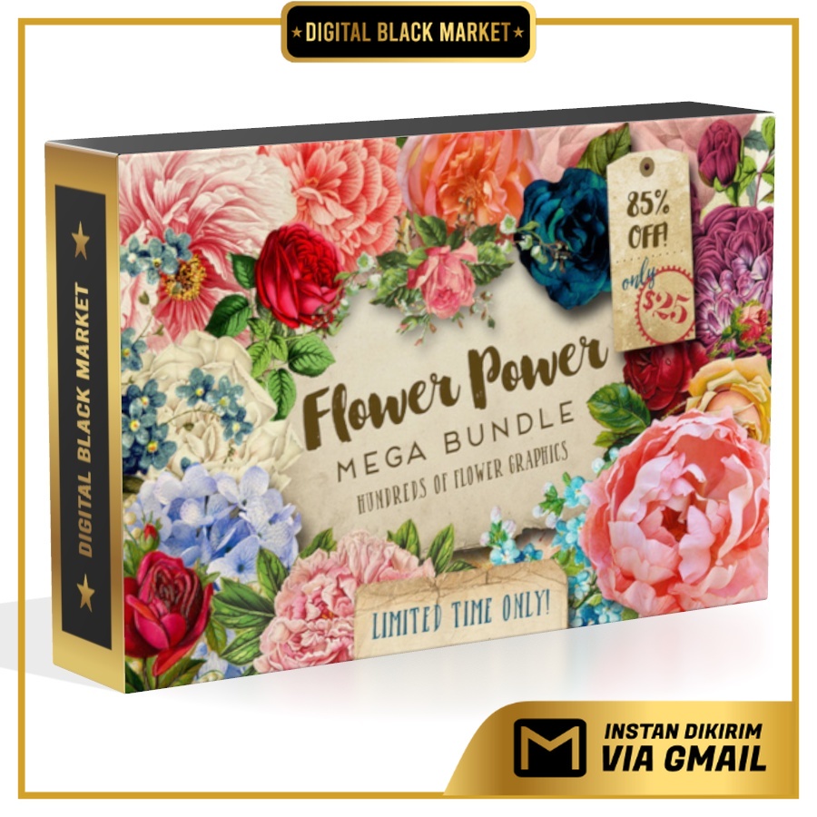 Flower Power Mega Bundle - Vector Designs