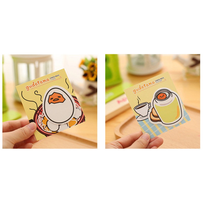 Sticky Notes / Notes Tempel Motif Gambar GUDETAMA / Sticky Notes Karakter TELUR GUDETAMA / SANRIO