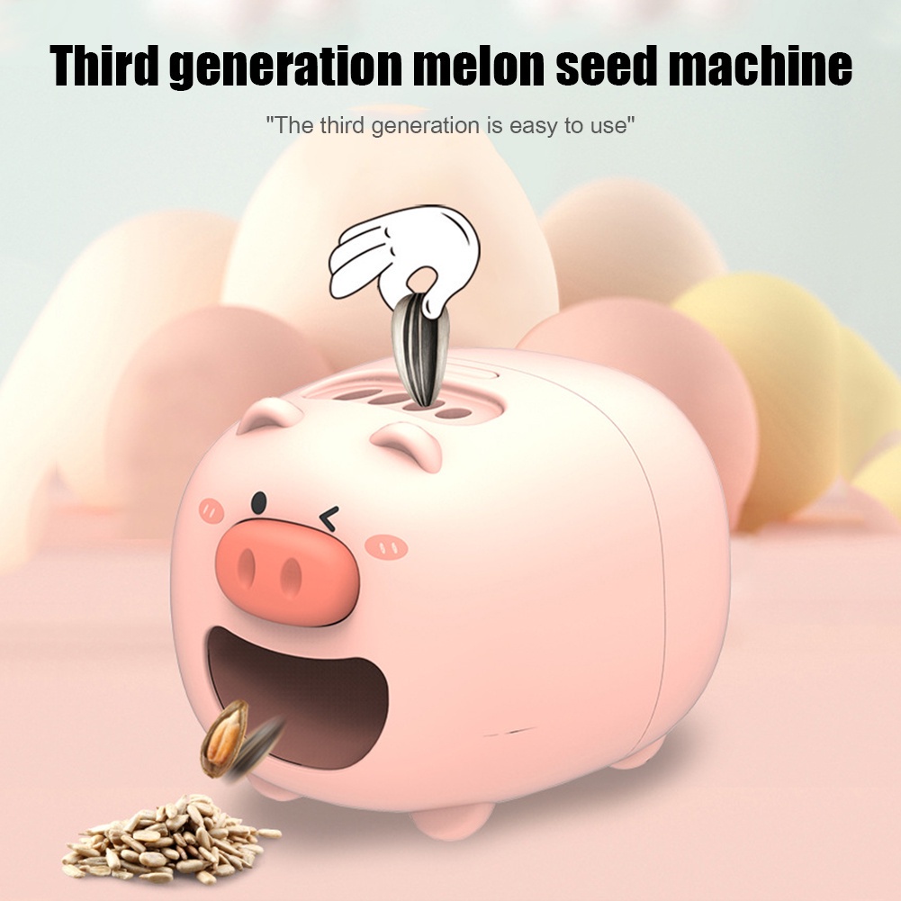 Electric Sunflower Seed Machine Melon Seed Peeler Auto Shelling Sunflower Opener Nutcracker Lazy Household Kitchen Tool