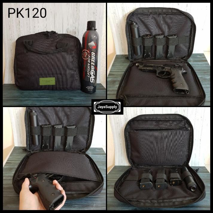 Tas Pistol Hand Gun Bag Aa Ipsc Range Case Glock