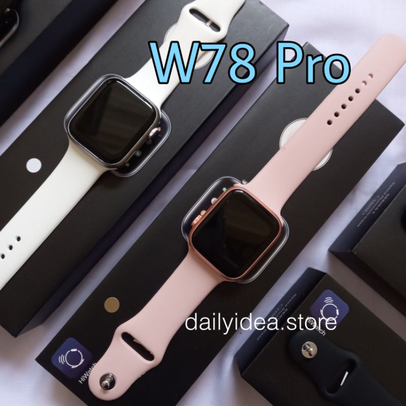 Smartwatch W78 Pro Aplikasi HiWatch Jam tangan Fashion Smart Watch Kesehatan dan Kebugaran