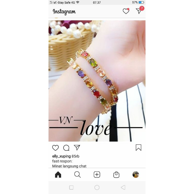 gelang batu zirconia