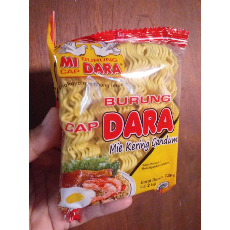 

Mie Burung Dara Merah / Mie Kering Kuning