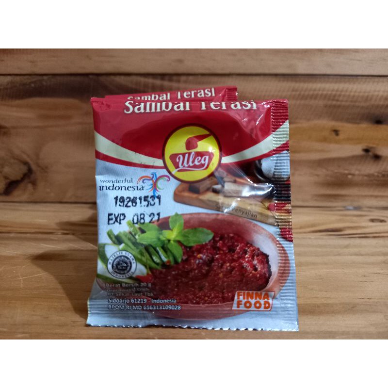 

Sambal Terasi Uleg Fina Renceng 20 gr x 10 sachet