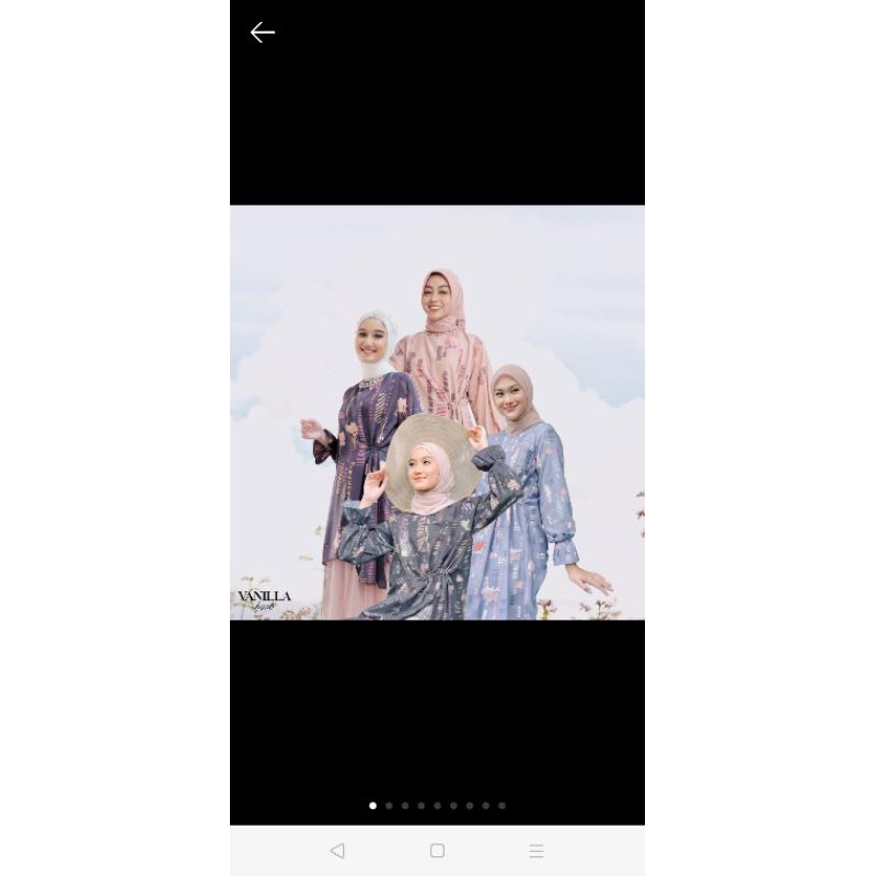 blouse lotus vanilla hijab..