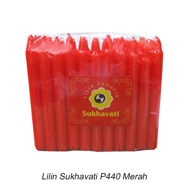 Lilin sembahyang Sukhavati Merah