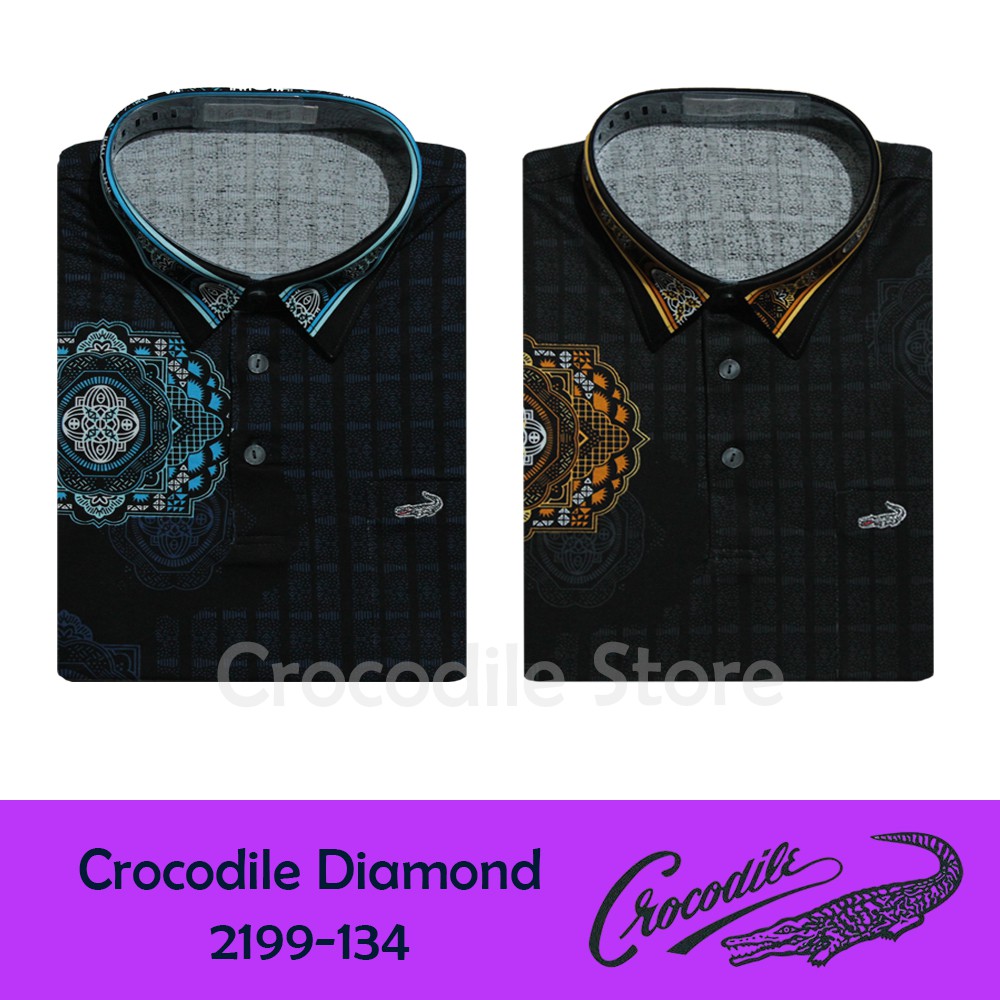 Kaos Kerah Kemeja Pria Crocodile Diamond 2199-134