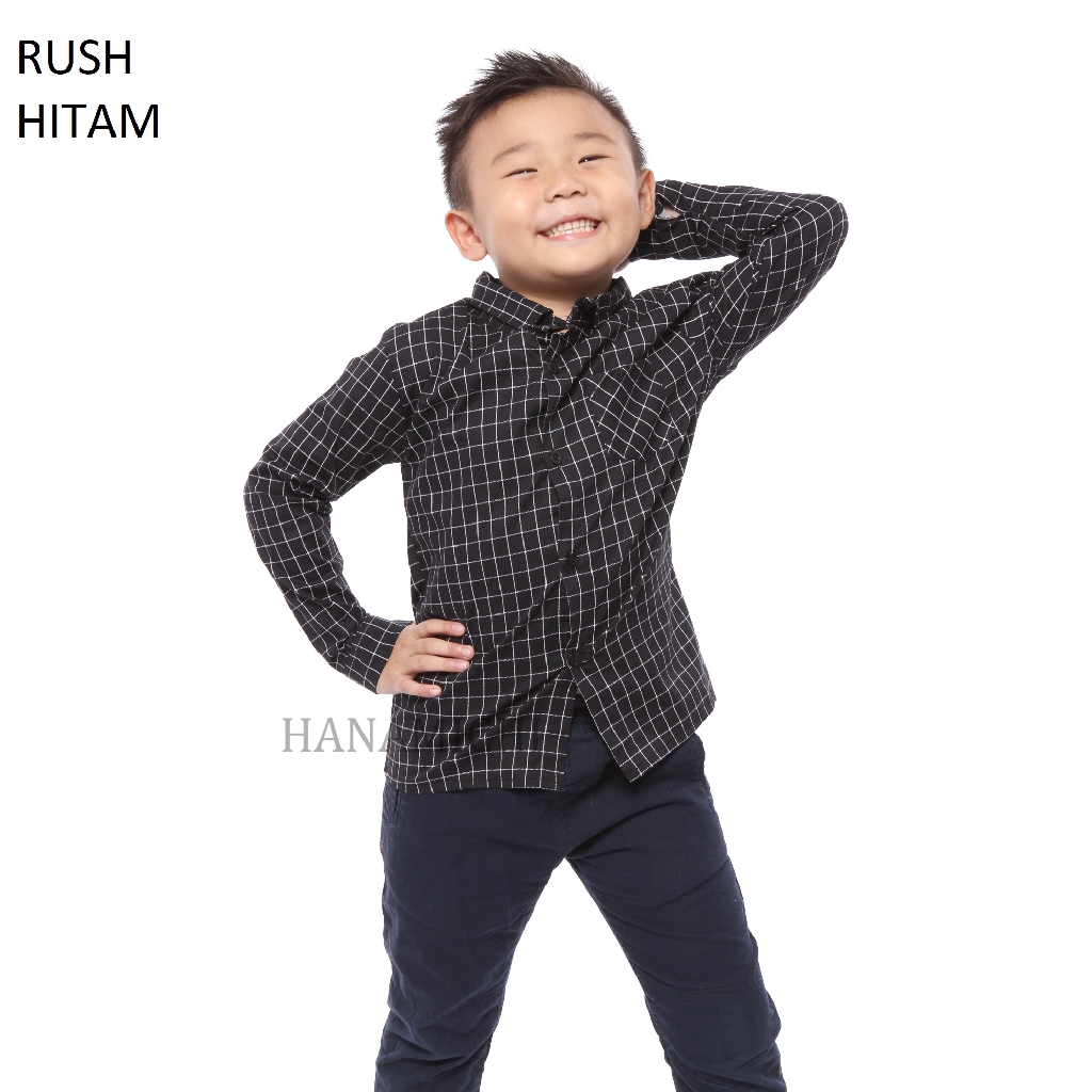 Hanamich RUSH Kemeja Anak Lengan Panjang