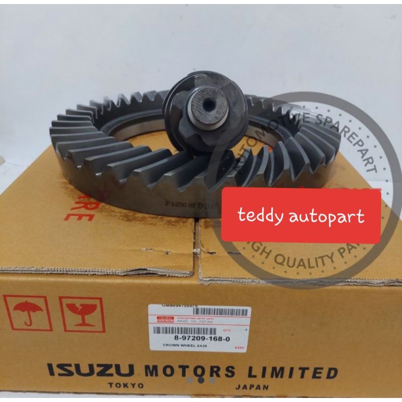 Gear Set Gearset NKR71 6x39 Gigi Gardan Isuzu NKR 71 6x39