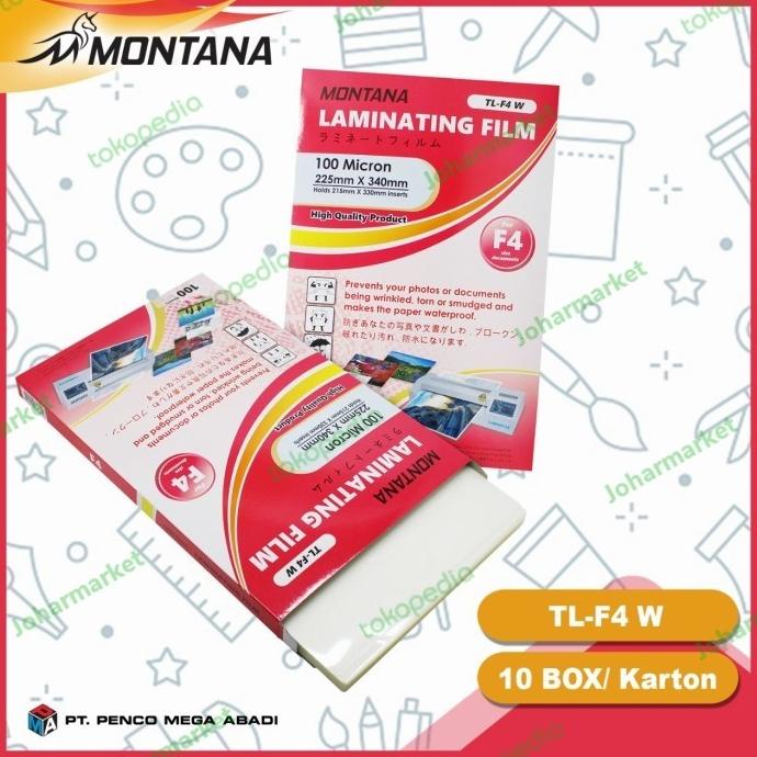 

plastik laminating Montana ukuran folio