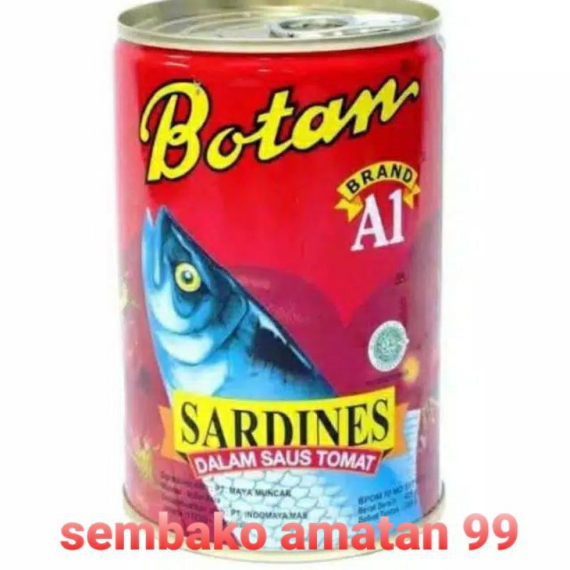 Sarden Botan 425 Gr/ BOTAN SARDEN TOMAT SAUS 425 GR