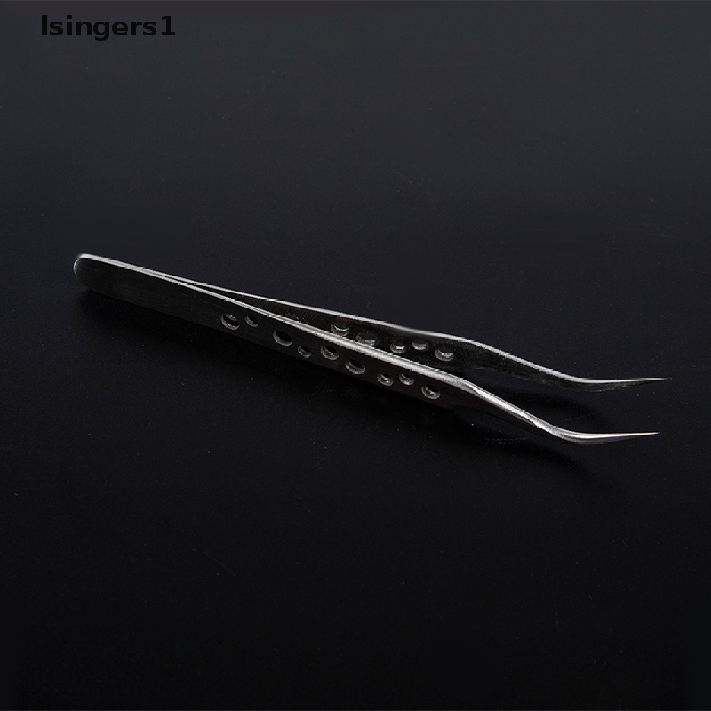 (lsingers1) Esd Pinset Anti Statis / Magnetik Bahan Stainless Steel