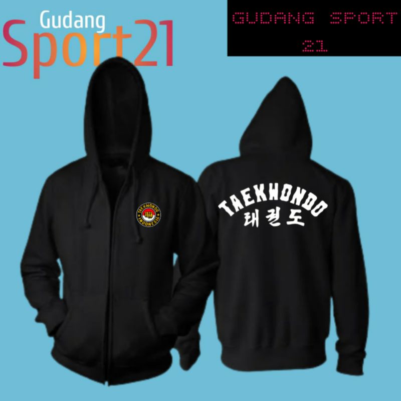 jaket ziper TAEKWONDO INDONESIA jaket TAEKWONDO INDONESIA