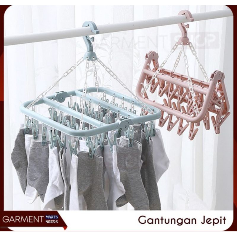 jemuran baju bayi jepit 32 jemuran  kaos kaki dll