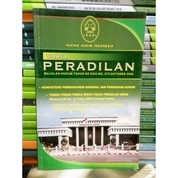 Varia PERADILAN  Majalah Hukum No 275 Oktober 2008