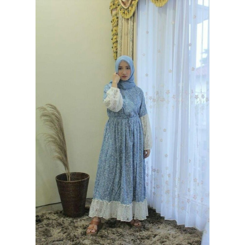 gamis renda brokat