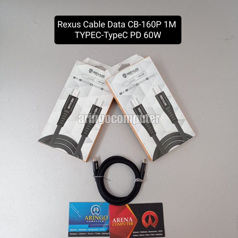 Cable Rexus Cable Data CB-160P 1M TYPEC-TypeC PD 60W