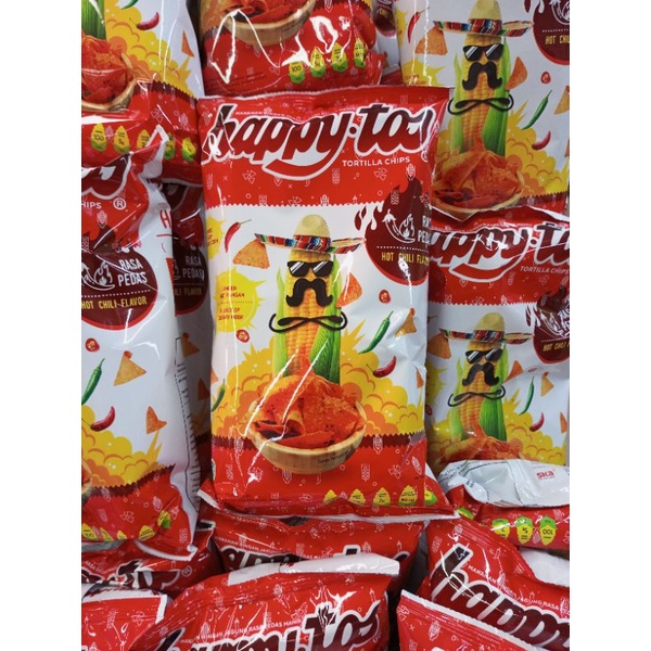 

happy-tos chip hot Chili 140gr