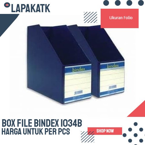 

File-Box- Jumbo Box File Bindex 1034 - Hitam - Biru -Box-File.