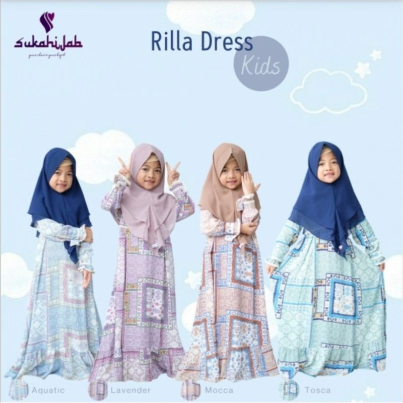 Rilla Dress kids by Sukahijab