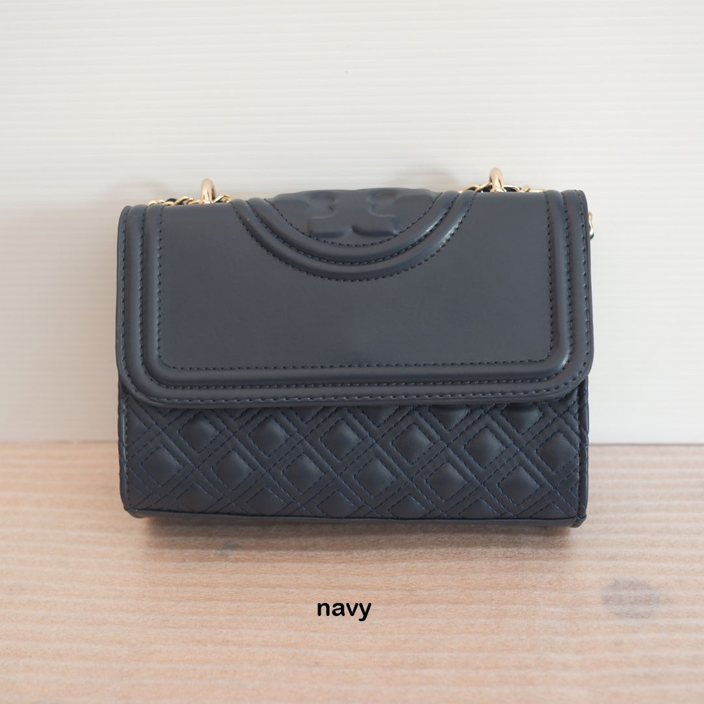 Quilt TB Fleming Small Convertible Shoulderbag PU Leather Semi Premium / Woman Slingbag multifungsi