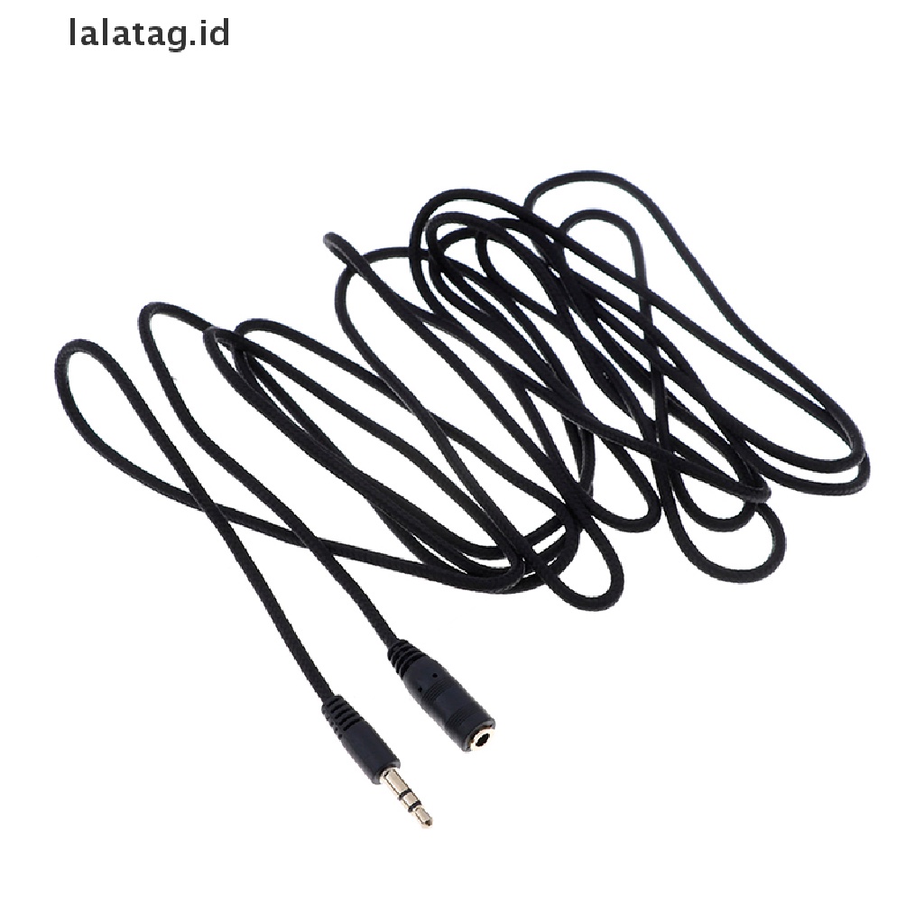 (Flyag) Kabel extension aux stereo male Ke female Dengan Jack 3.5mm Untuk Headphone (ID)