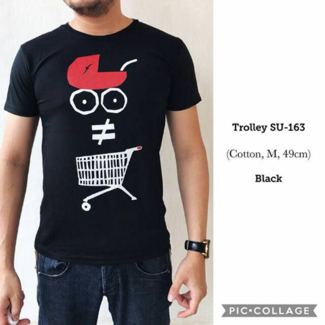 Kaos Pria Kaos Wanita Size M Unisex Pakaian Atasan Kaos Oblong Cotton Katun Distro Pria Tshirt Ms Sh