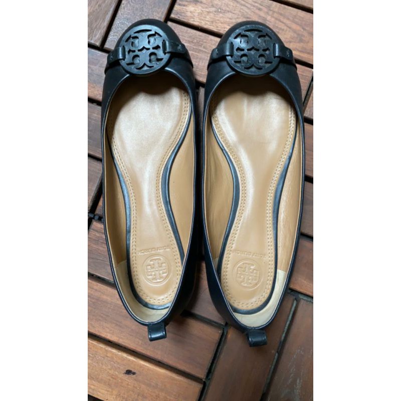 Preloved Authentic Tory Burch shoes size 8 - sepatu tory burch TB second prelove