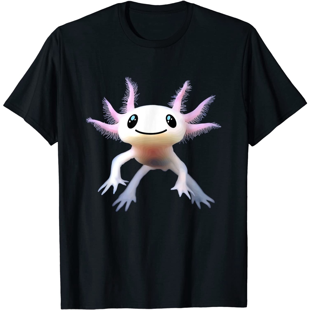 kaos anak Cool axolotl design with big cute eyes T-Shirt baju anak murah , baju anak laki laki, baju