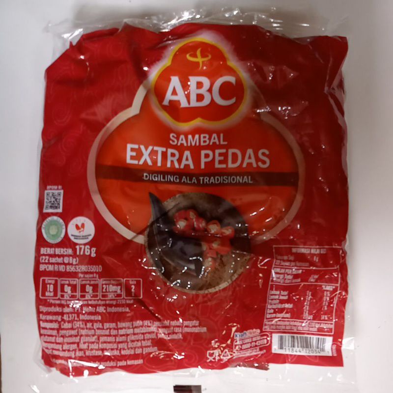 

Sambal Extra pedas ABC stick