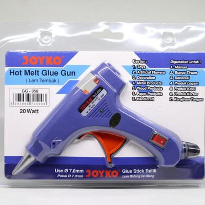 

Alat Lem Tembak / Glue Gun Kecil 20Watt - Joyko GG-850 MURAH!