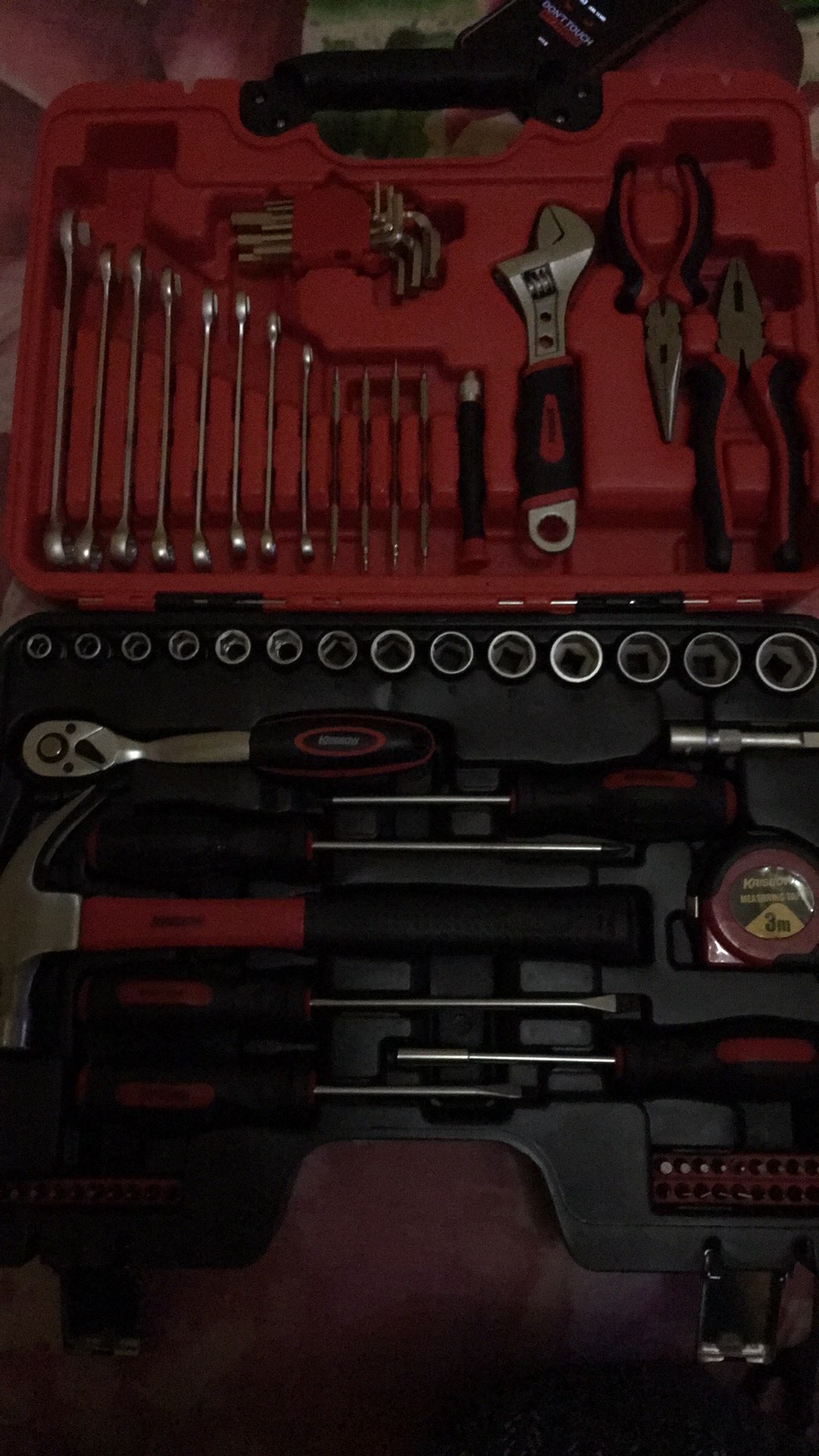 Toolkit 78 Box Set Tool Kit Original Krisbow Kotak Perkakas Mekanik With Tool Case