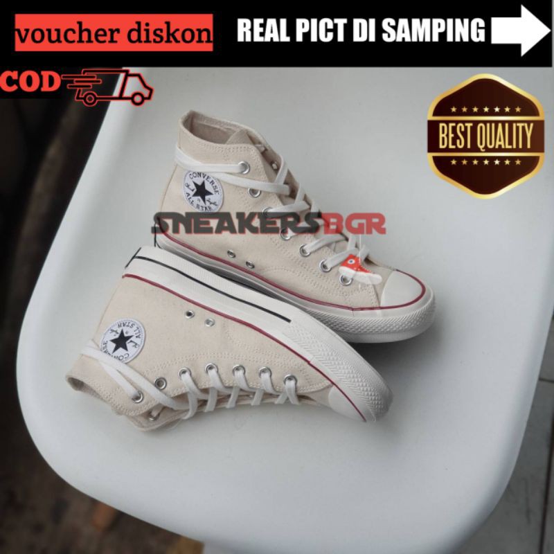 CONVERSE 70S HIGH BROKEN WHITE | converse 70s | sepatu converse putih | sepatu converse premium