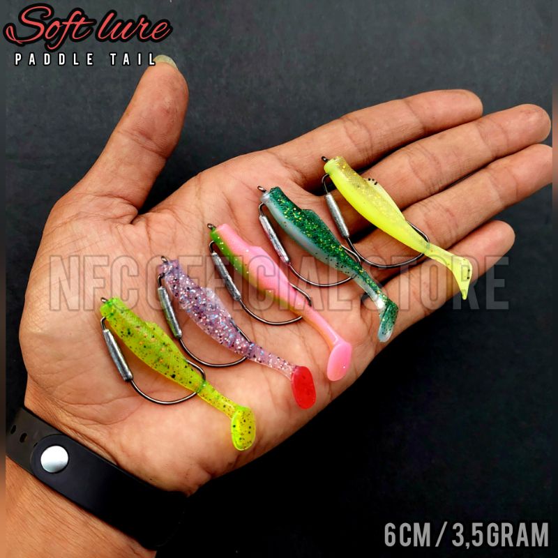 Soft lure ZMAN (replika) 6cm 3,5gram sudah terpasang Wormhook siap pakai &amp; tersedia refillnya