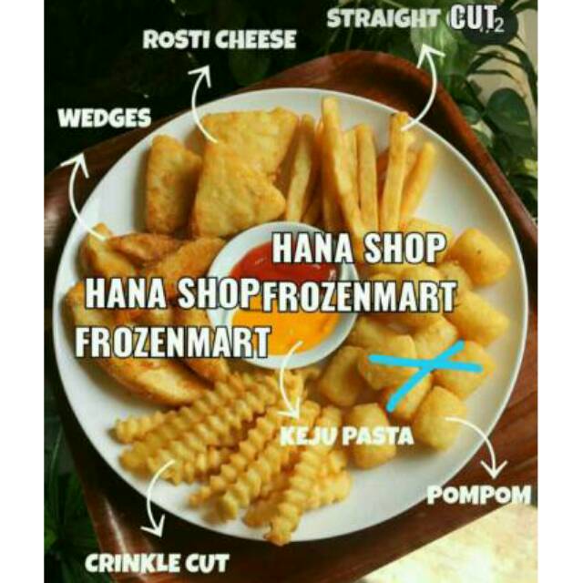 

Kentang goreng frenchfries ala cafe termurah 500 gr